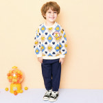 헤이미니 헤이미니 아동용 NEW테디 아가일 배색 상하복 세트 120