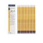스테들러 스테들러 스테들러 STAEDTLER 연필 134 HB 2B 1다스 12자루 HB 13개