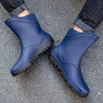 남자 숏 롱 레인 부츠 슈즈 남성 장화 여름 장마 03 롱장화오리지널 275 그린