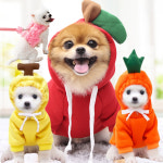 까사리꼬 러블리한 강아지 반려동물 봄옷 사과 1개