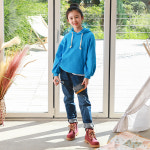 여아용 앙헬 데미지 데님 팬츠 9호 진청 J6196