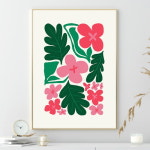 세잔느화실 마음치유 안정감을 주는 따뜻한 아이방꾸미기 인테리어그림 액자 07 아모르 골드액자 10호