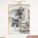 보고아트 마음 온해지는 힐링 풍경화 인테리어 거실 카페 그림 액자 500 x 700 메탈 액자 28 산수화 아름다운강산