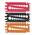 휴대용 너트 드릴 비트 스레드 검사기 나사 측정 제국 도구 표준 미터법 여성 게이지