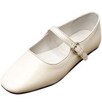 여성용 엘렌 메리제인 플랫 C228 크림 245 H2003