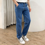 남성용 쿠로인 워싱 데님 팬츠 진청 30