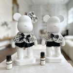 다올센트 빅베어브릭 석고방향제 트위드 인테리어소품 곰돌이 새벽캠핑