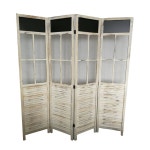 파티션 빈티지 3단 가벽 복고풍 가림막 공간분리