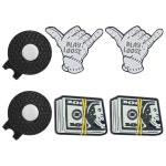 1533758 JIUYIBC Golf Ball Marker Hat Clip Sets Accessories for Men Stamp Funny Gifts Gadgets