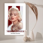 더아트컴퍼니 더 아트 컴퍼니 오드리햅번 마릴린먼로 빈티지 감성 그림액자 32종 5 버건디 먼로 캔버스액자 20호 72 7x53