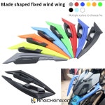 오토바이 프론트 페어링 Winglets 1 쌍 유니버설 사이드 스포일러 다이나믹 윙 스티커 오토바이 Winglet 공기 역학
