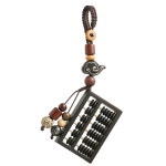 키홀더 자동차 주판열쇠고리 유니크 풍수 펜던트 홀더 열쇠고리