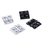 아연 합금 알루미늄 프로파일 개 액세서리 문짝 4545 4040 10 5 3030 커넥터 힌지 압출용 mm 힌지 하나 40X30X6