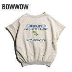 바우와우 BOWWOW 바우와우 47TH INFANTRY REGIMENT SWEAT SHIRTS 인팬트리 레지먼트 반팔 스웨트 셔츠 BW241-47SSS
