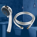 안마 샤워기 pvc호스 세트 물때방지 수전 욕실 화장실