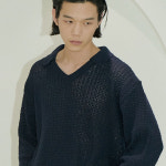 살롱드서울 포 맨 유니섹스 텍스처드 칼라 니트 M -