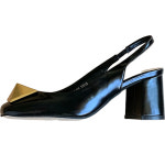 여성용 클렌 스퀘어 슬링백 C228 H2017 225