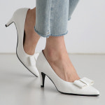 단골언니 단골언니 여성용 베이직 리본 베니플 스틸레토 펌프스 힐 225