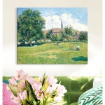 명화 그림 액자 피사로 풍경그림 인테리어 와이드 액자 거실액자 피사로 에라니의 종탑