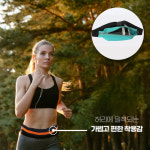 애아리빙 초경량 스포츠 힙색 워킹 조깅 가방 러닝벨트 1개