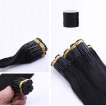 실리콘 팁 붙임머리 100p 헤어 내추럴 부분 가발