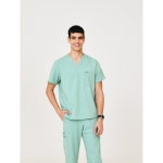 FIGS동일원단 아케소웨어 민트색상 남성복세트 의사유니폼 병원유니폼 스크럽복 상의XXL