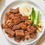 오버파워푸드 4대문 갈비명가 왕비집 한돈 양념갈비 돼지갈비 500g