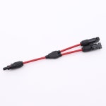 2 in 1 PV Y 태양광 병렬 커넥터 4mm2 태양광 케이블 광전지 시스템 - 플러그 커넥터 1000V