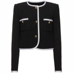 모스키노 모스키노 스트레치 크레페 크롭 자켓 B0061264225