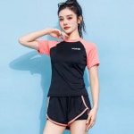 은창 스포티 엣지 라인 래쉬가드 수영복 비키니 핑크-M