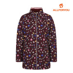 올포유 올포유 FW 여성 플라워 프린트 점퍼 AWJUJ7311-415