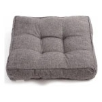 볼륨사각 쿠션 방석 라이트브라운 one DP42986