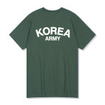 빌락트 남녀공용 18수 코리아 아미 군인 반팔 티셔츠 올리브