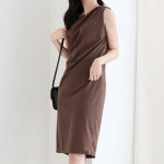 모이르벨라 소에 민소매 롱 원피스 S T24SS2-A0068