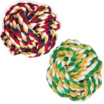 강아지 치실 공놀이 장난감 소 2개입 1P 치석관리