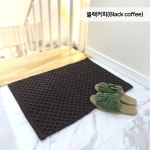엠에스카페트 트렐리스 화장실매트 M 50x80 블랙커피