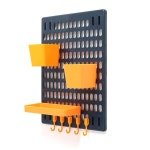 나만의 디자인 벽면 활용 걸이형 무타공 벽걸이 선반 마트 진열 벽고정 옷