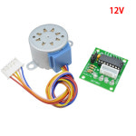 5V 12V 4상 DC 기어 스텝 스테퍼 모터 드라이버 보드 PIC MCU DIY 28BYJ-48 ULN2003