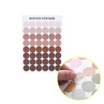 다용도 스티커 컬러 데코 원형 라운드