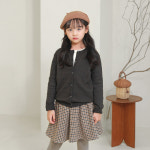 제이키즈 여아용 애나 니트 가디건 9호 차콜 J6920