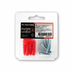 툴스피아 몬스툴 PVC 앙카 나사못 25 세트 나사못세트 나사세트 앙카못