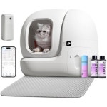 펫킷 PETKIT 자체 청소 고양이 쓰레기 상자 여러 고양이를 위한 PuraMax 앱 제어xSecure악취 제거 자동 상자에는