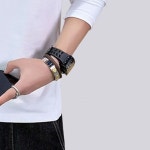 남성 긴팔 티셔츠 라운드넥 기본 스판 면티 흰티 검정티