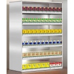 담배 진열장 수납장 전시대 복권방 전자담배 아크릴 5개 담배5갑 45x38 5 3단6단 2세대