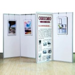 옥타부스 작품전 이동식 포토존 접이식 전시회 전시대