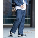 BEAMS 빔즈 하트 MEN 에코 리치 데님 슬랙스 팬츠 404545