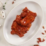 케이쿡 매콤 쪽갈비 슬라이스 1kg x 2팩 4인분