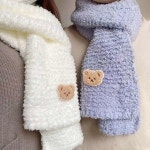 귀여운 곰돌이 목도리 DIY 키트로 즐기는 손뜨개 취미
