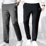 일자 트레이닝 팬츠 밴딩 츄리닝 9부 남자바지