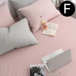 매트리스커버 샤이니 40수 순면 홑 패밀리 F 핑크베이지